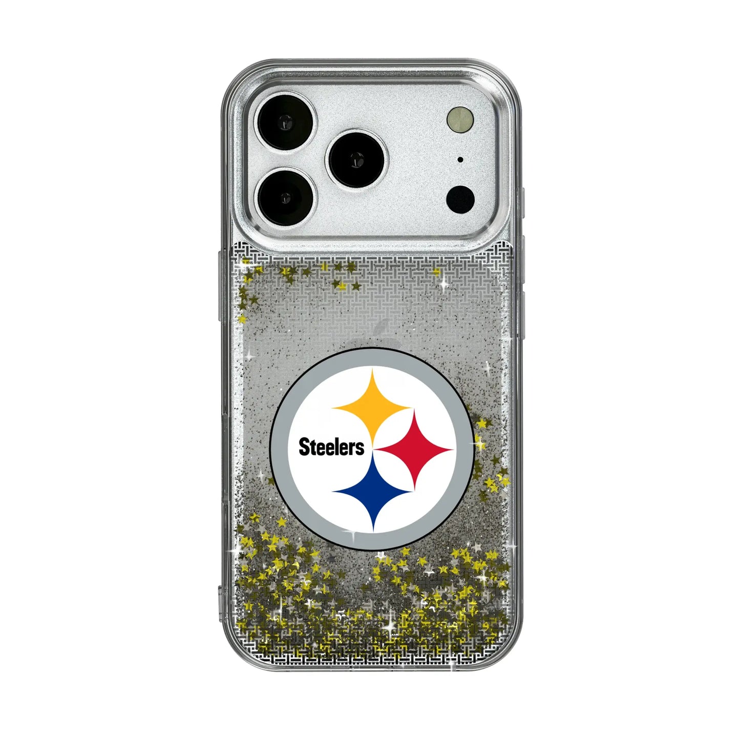 Pittsburgh Steelers Linen Glitter Phone Case for Apple iPhone