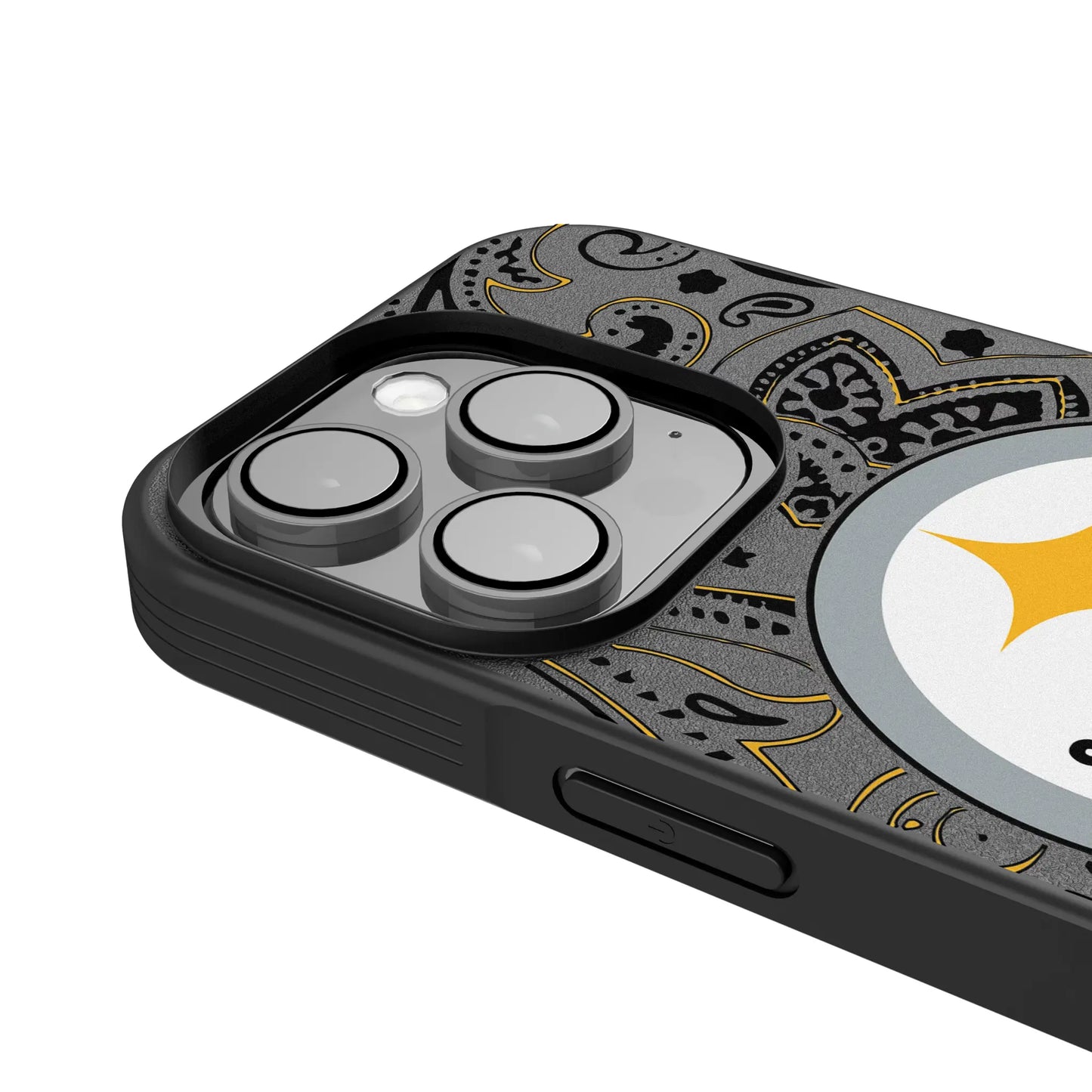 Pittsburgh Steelers Paisley Bump Phone Case for Apple iPhone