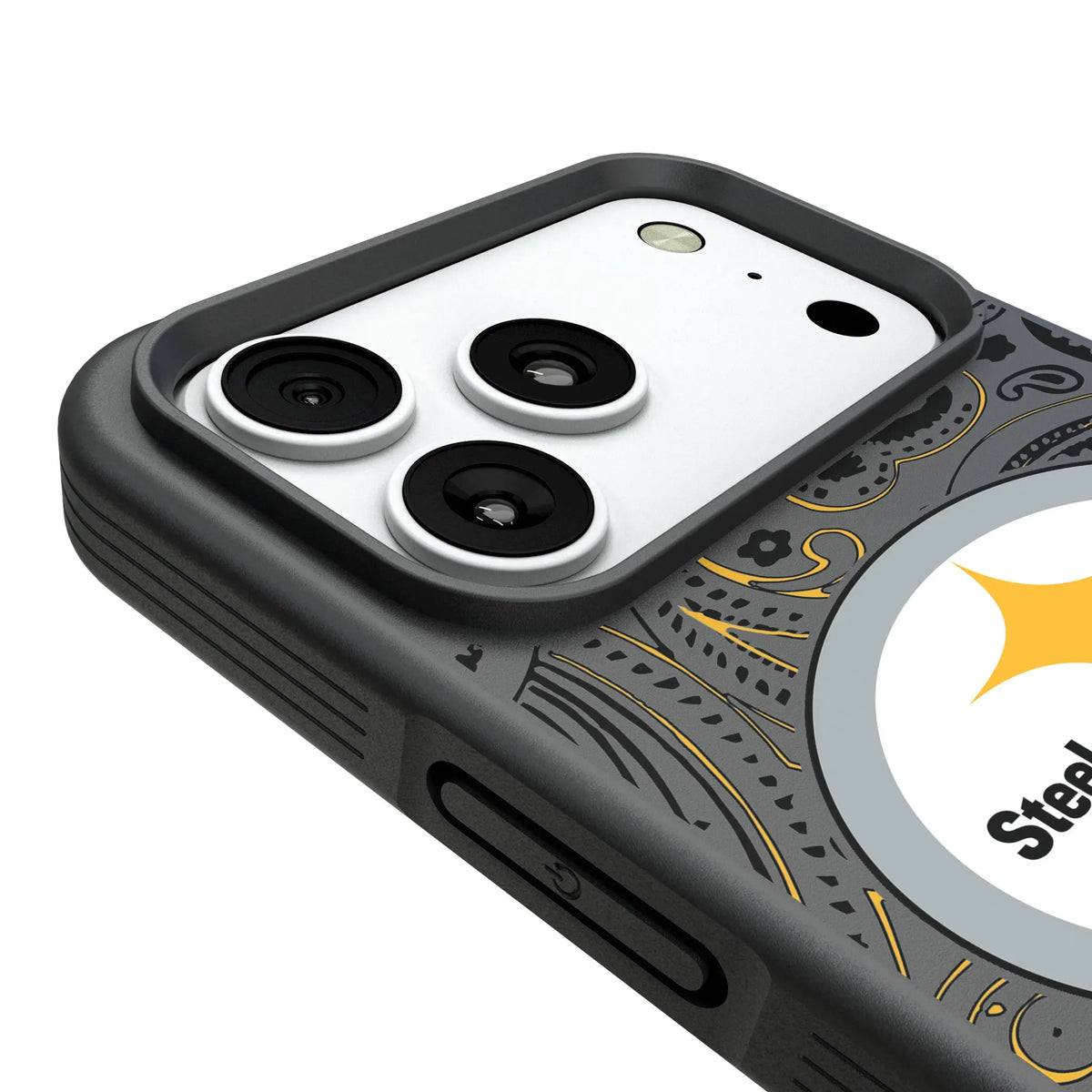 Pittsburgh Steelers Paisley Bump Phone Case for Apple iPhone