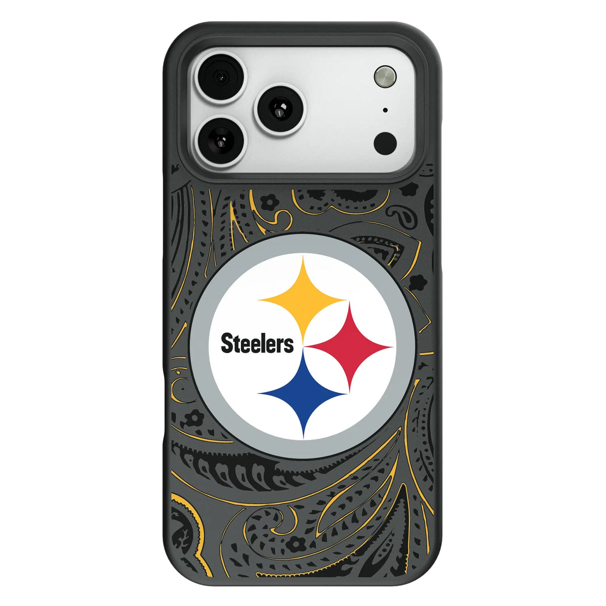 Pittsburgh Steelers Paisley Bump Phone Case for Apple iPhone