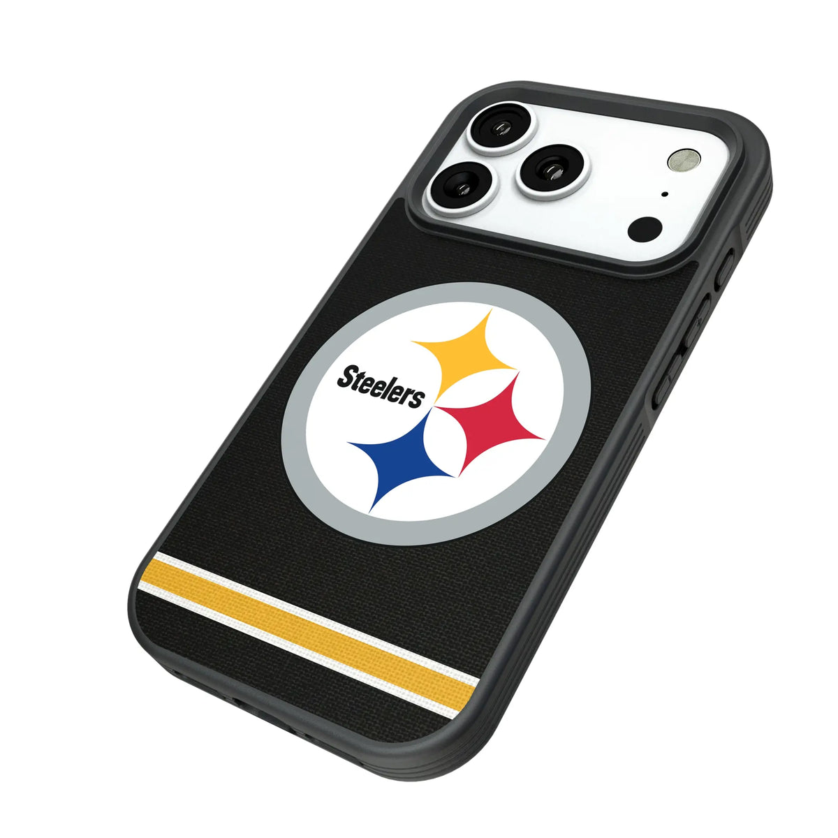 Pittsburgh Steelers Stripe Bump Phone Case for Apple iPhone