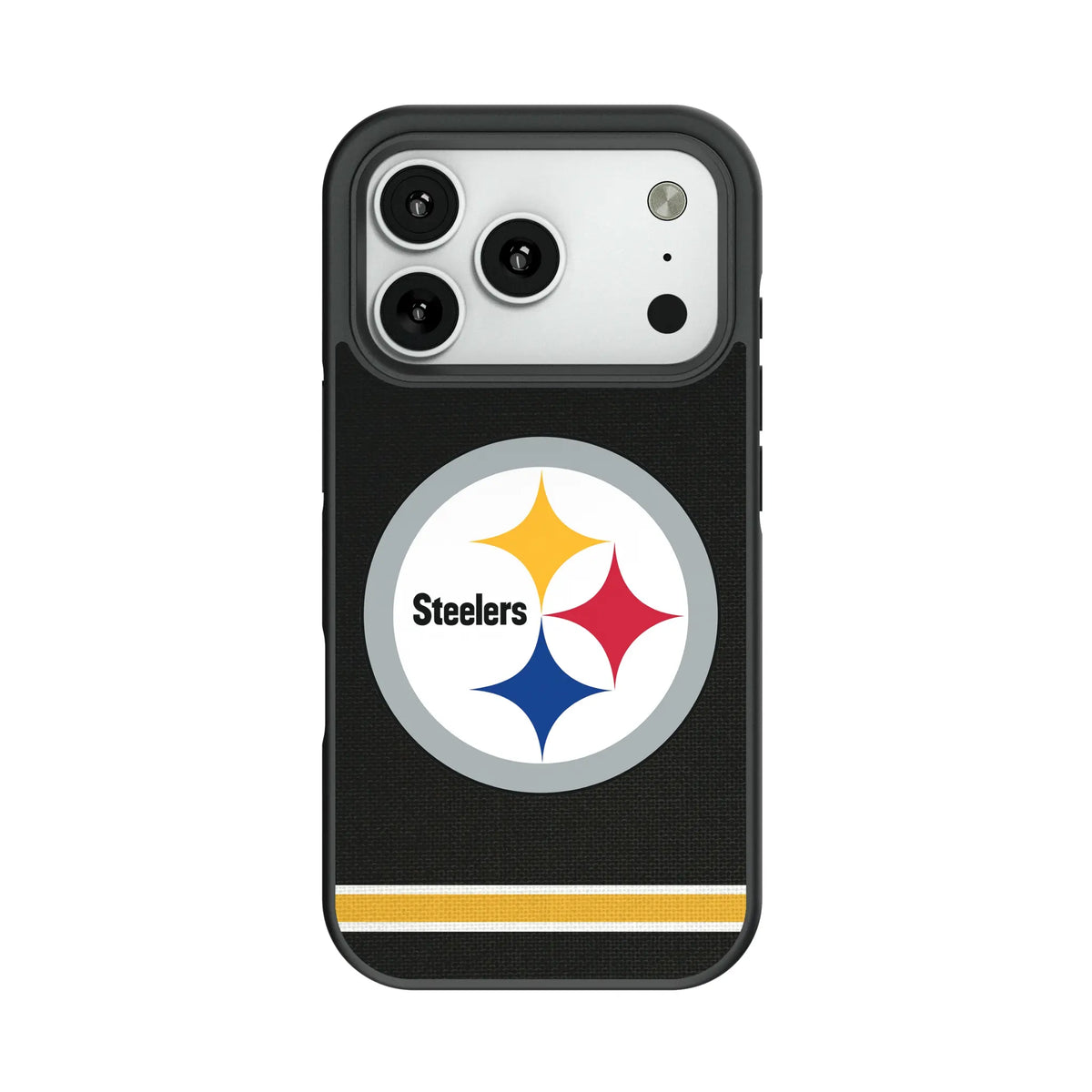 Pittsburgh Steelers Stripe Bump Phone Case for Apple iPhone