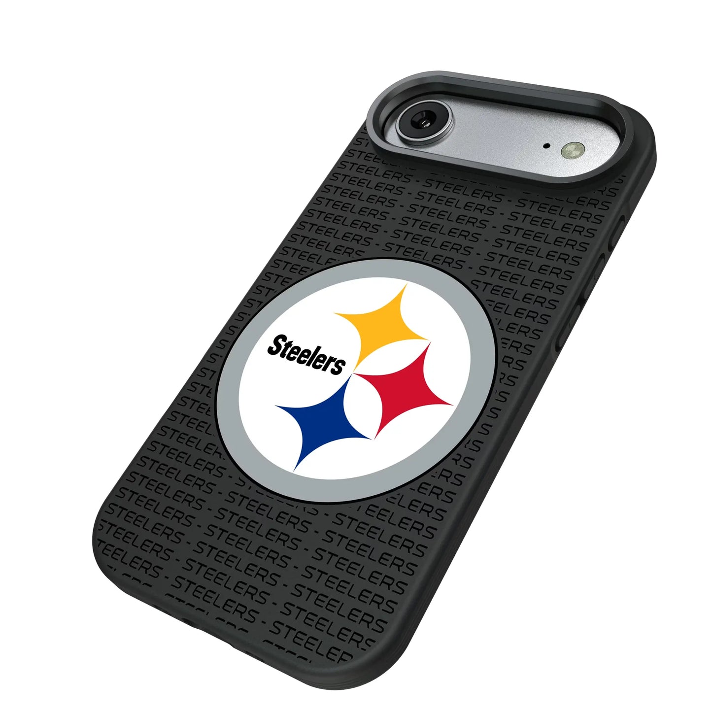 Pittsburgh Steelers Text Backdrop Bump Phone Case for Apple iPhone