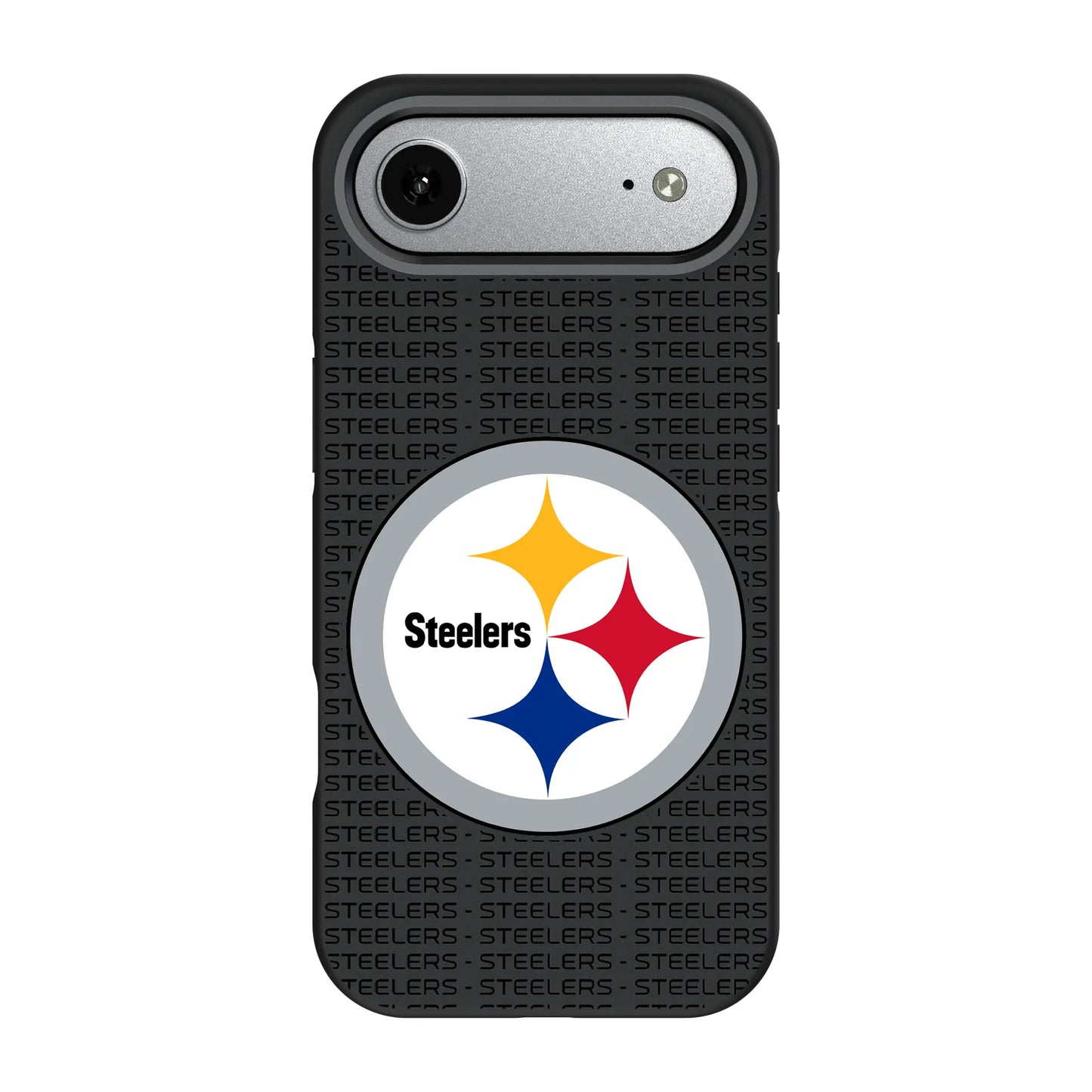 Pittsburgh Steelers Text Backdrop Bump Phone Case for Apple iPhone
