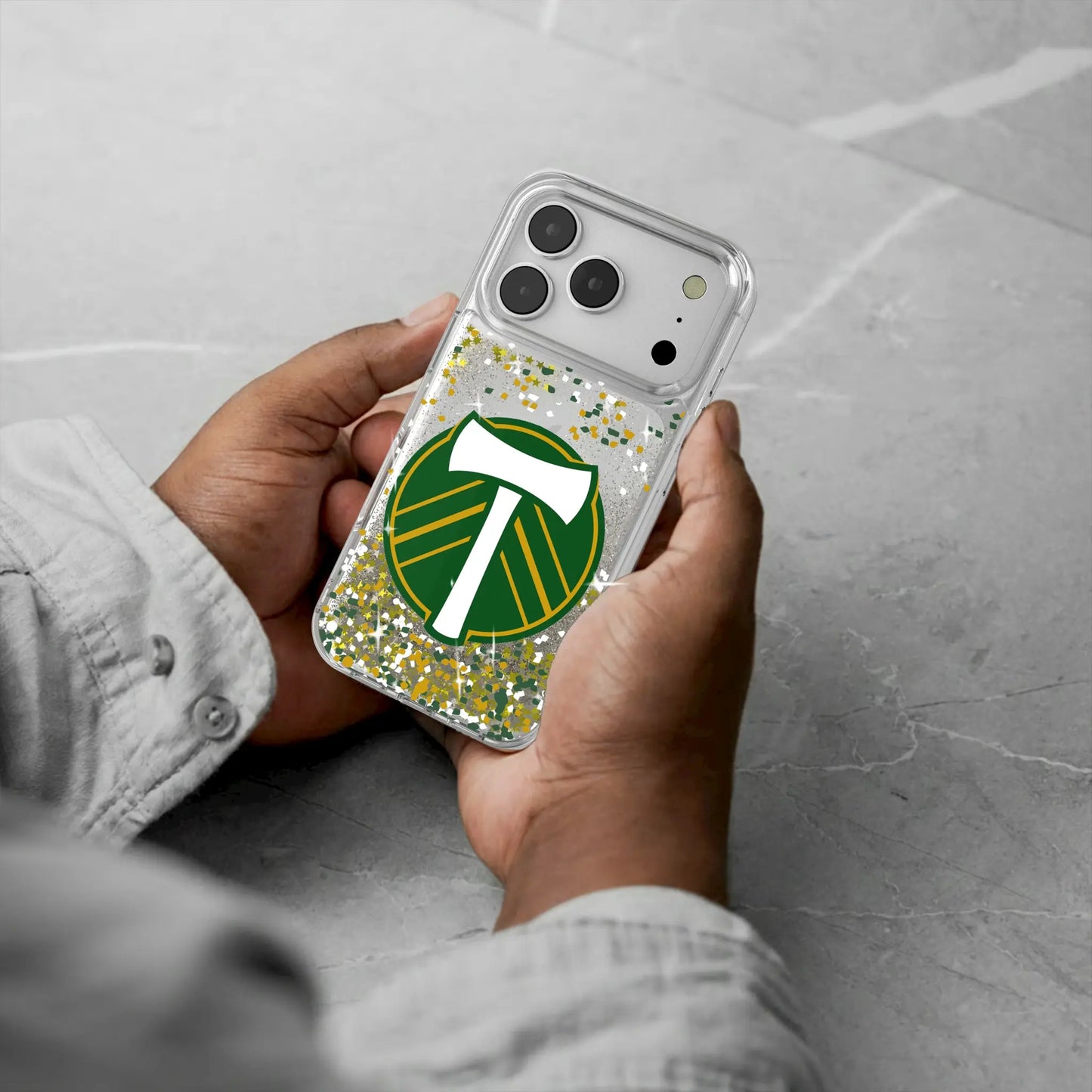 Portland Timbers Confetti Glitter Phone Case for Apple iPhone