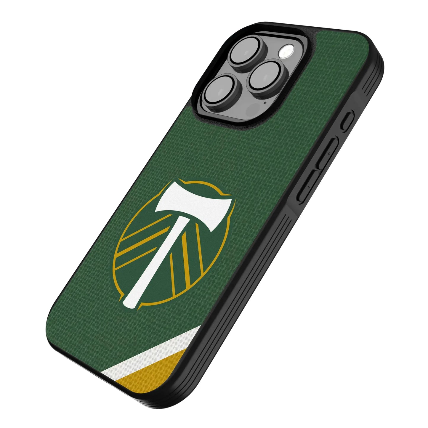 Portland Timbers Diagonal Stripe Bump Phone Case for Apple iPhone
