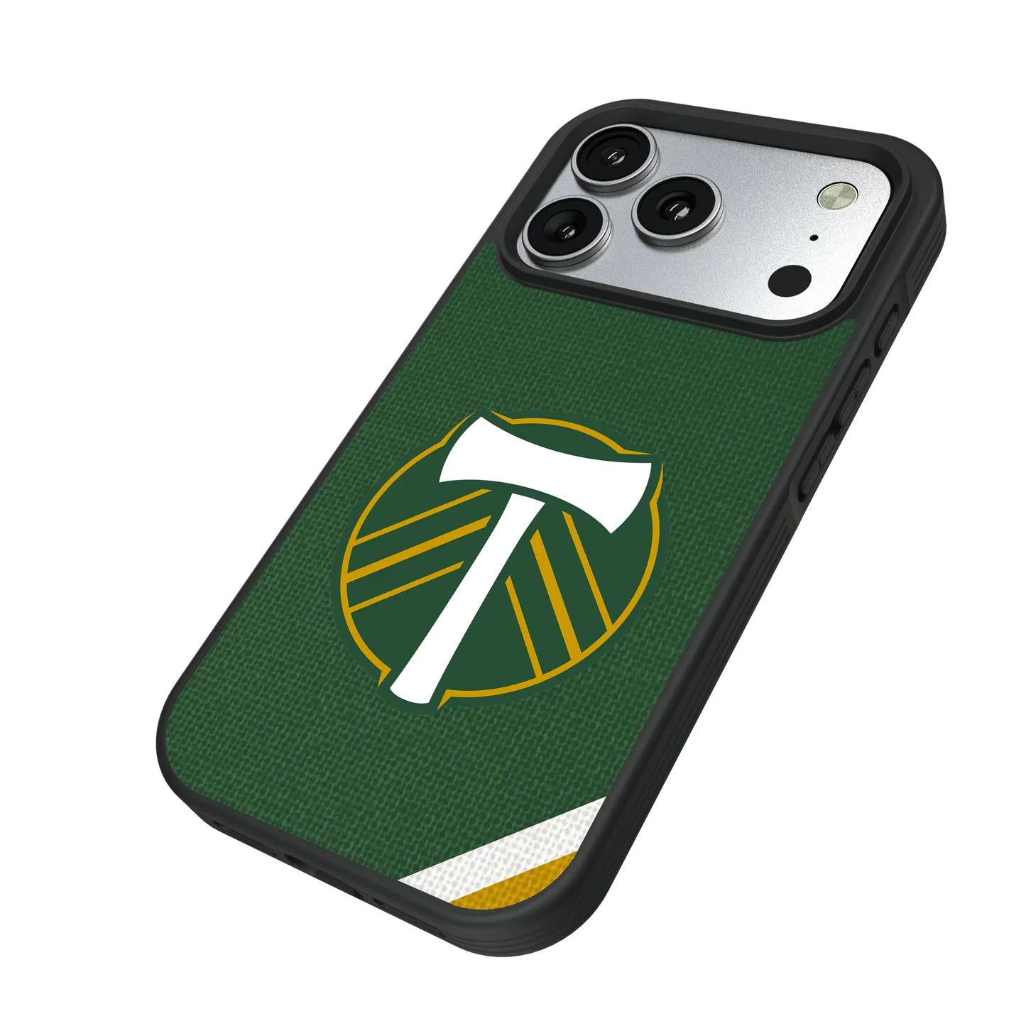 Portland Timbers Diagonal Stripe Bump Phone Case for Apple iPhone