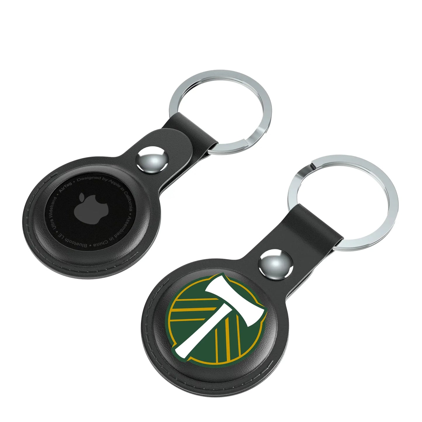 Portland Timbers Insignia Black Airtag Holder 2-Pack