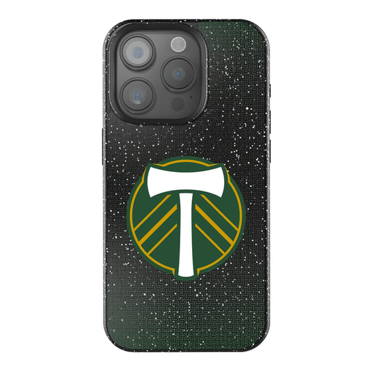 Portland Timbers Linen Black Bling Phone Case for Apple iPhone