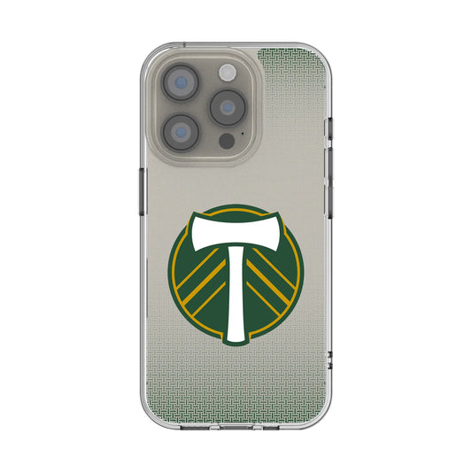 Portland Timbers Linen Clear Phone Case for Apple iPhone