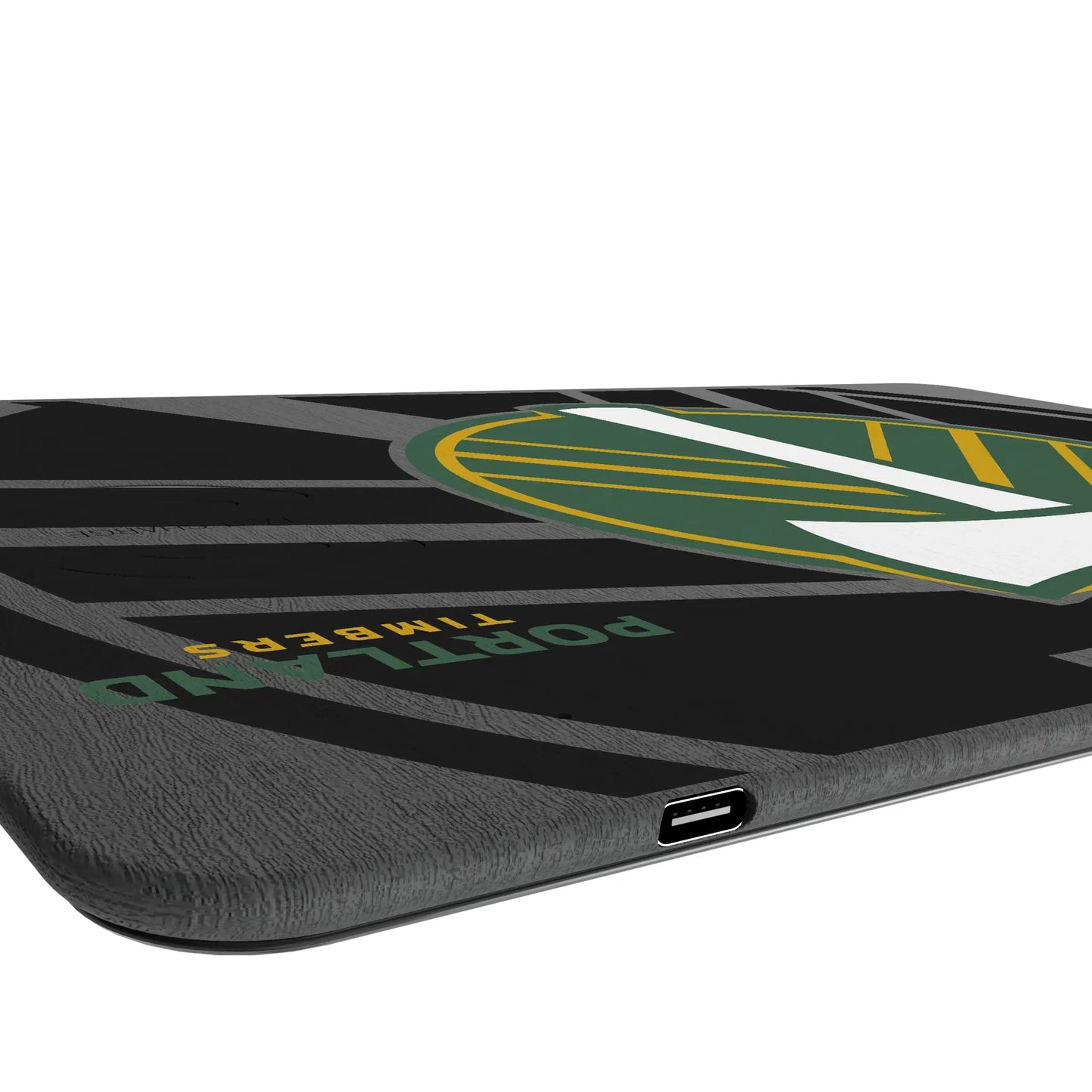 Portland Timbers Monocolor Tilt 15-Watt Wireless Charger and Mouse Pad