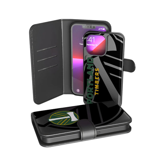 Portland Timbers Monocolor Tilt Wallet Phone Case for Apple iPhone