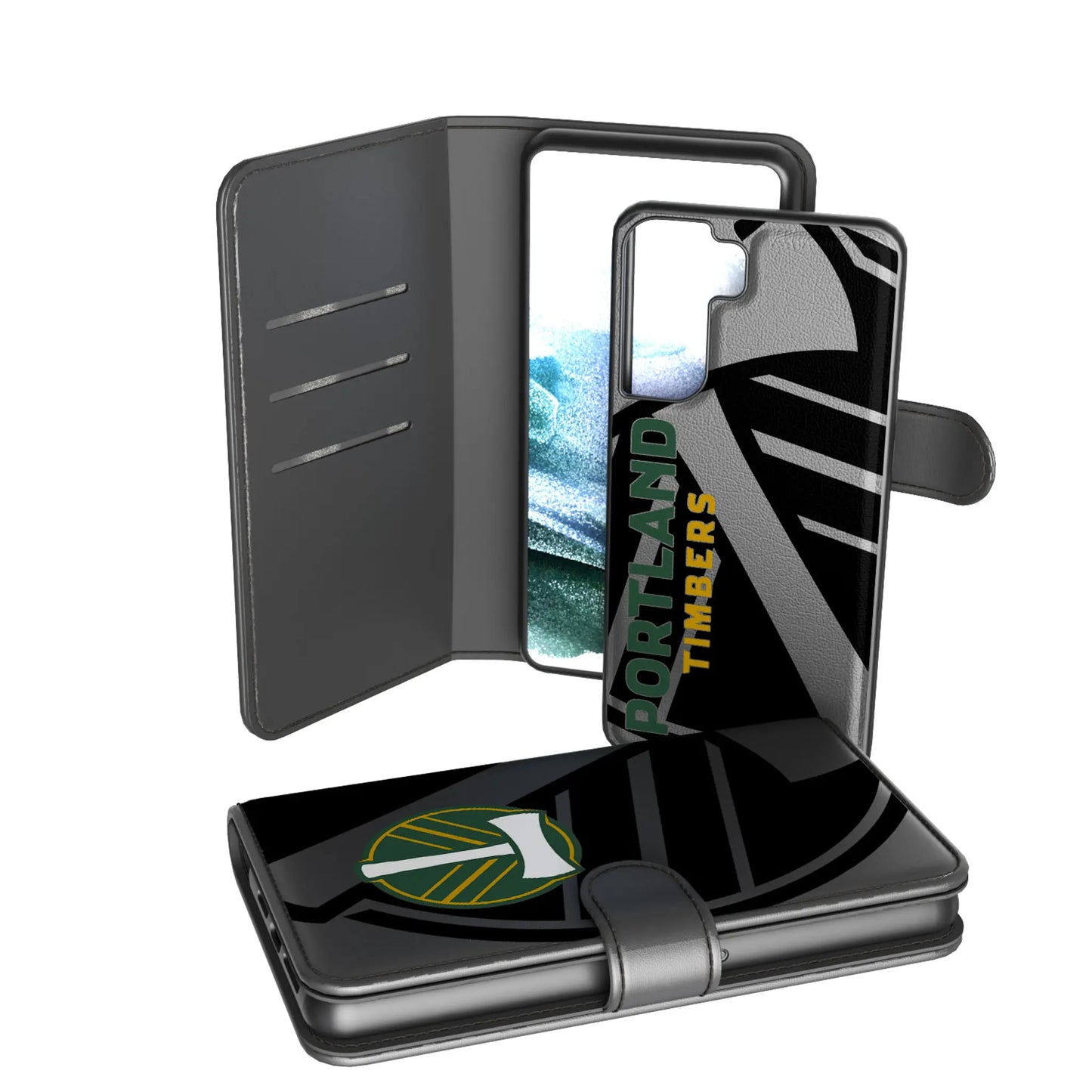 Portland Timbers Monocolor Tilt Wallet Phone Case for Apple iPhone