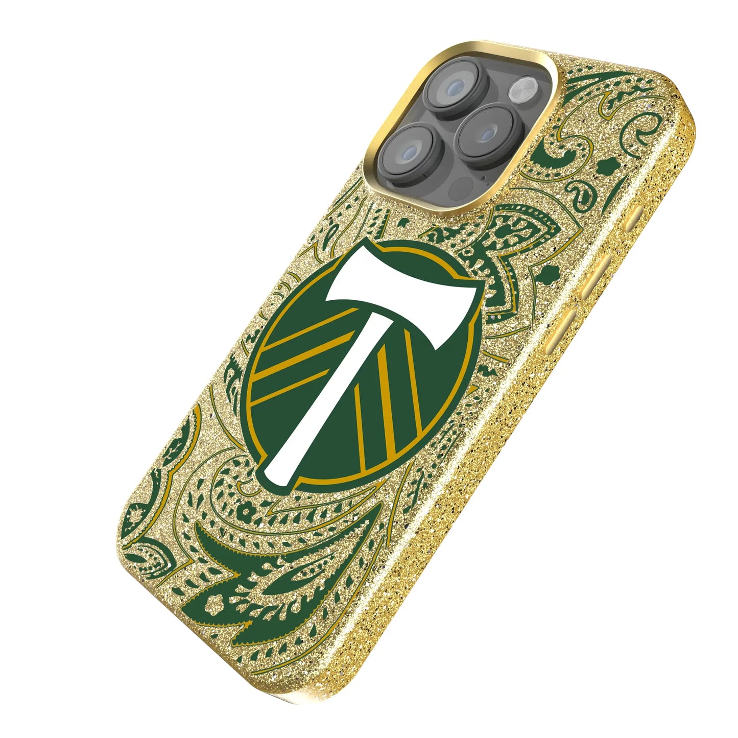 Portland Timbers Paisley Bling Phone Case for Apple iPhone