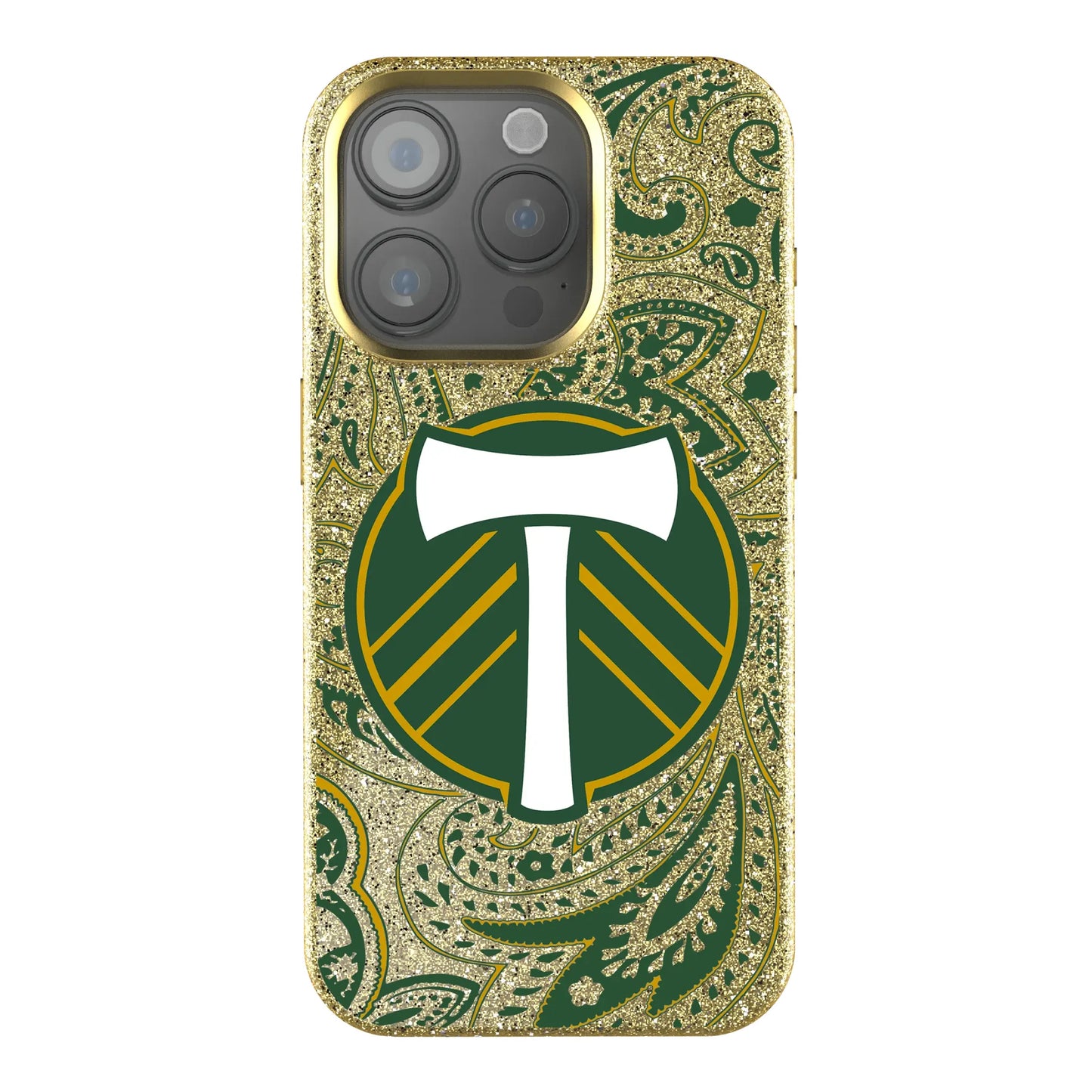 Portland Timbers Paisley Bling Phone Case for Apple iPhone