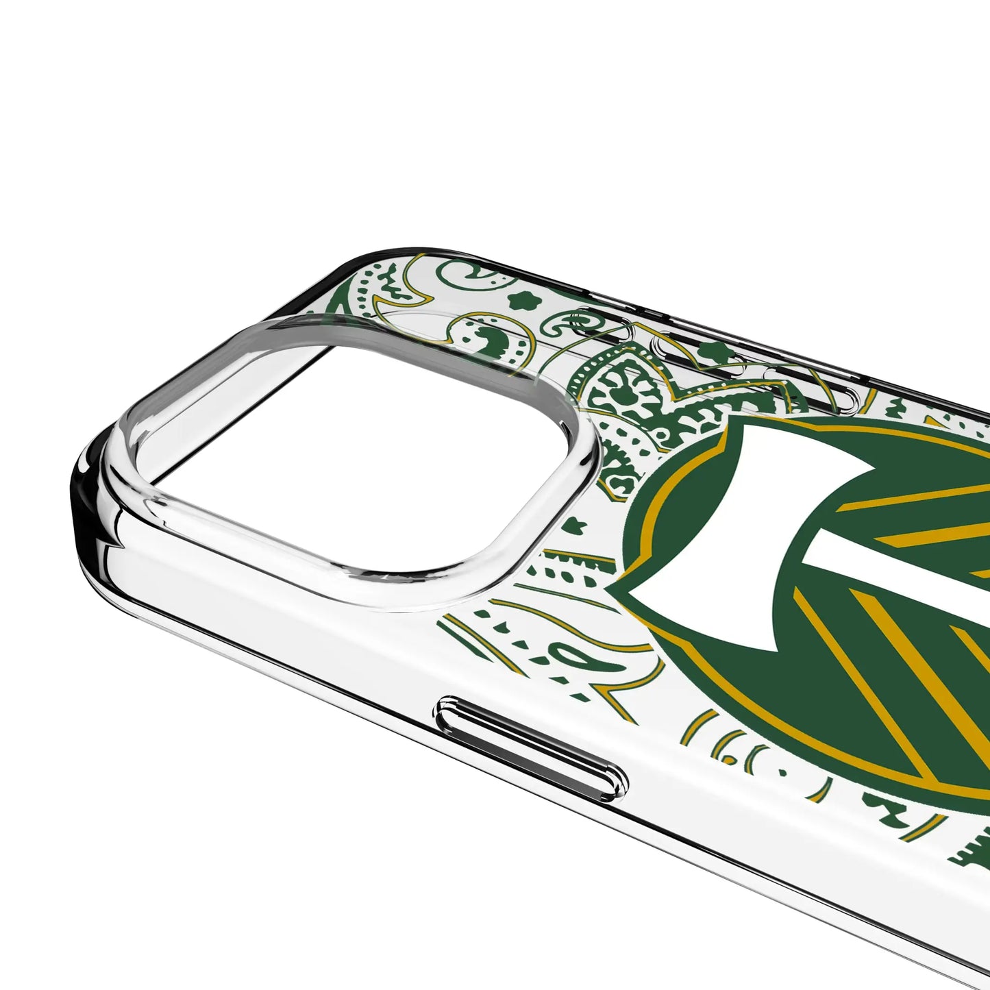 Portland Timbers Paisley Clear Phone Case for Apple iPhone
