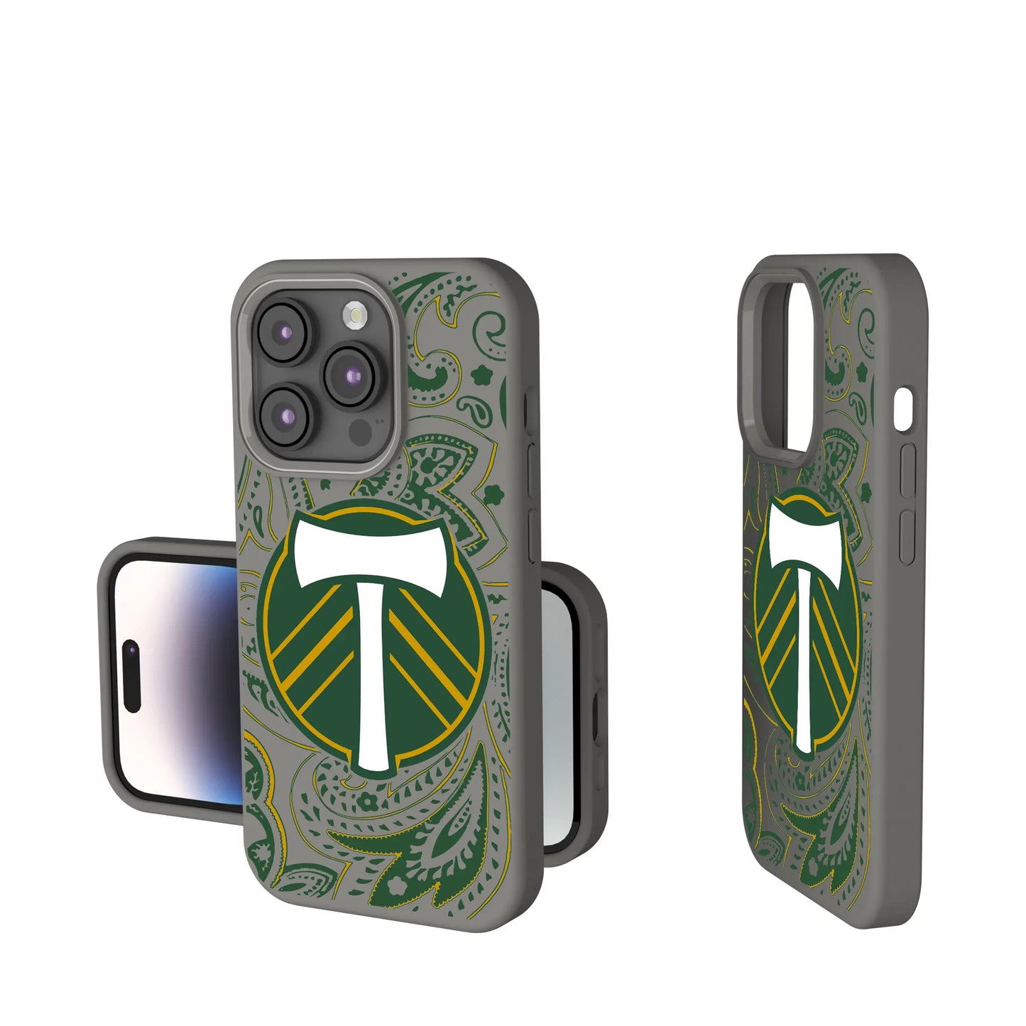 Portland Timbers Paisley Soft Touch Phone Case for Apple iPhone