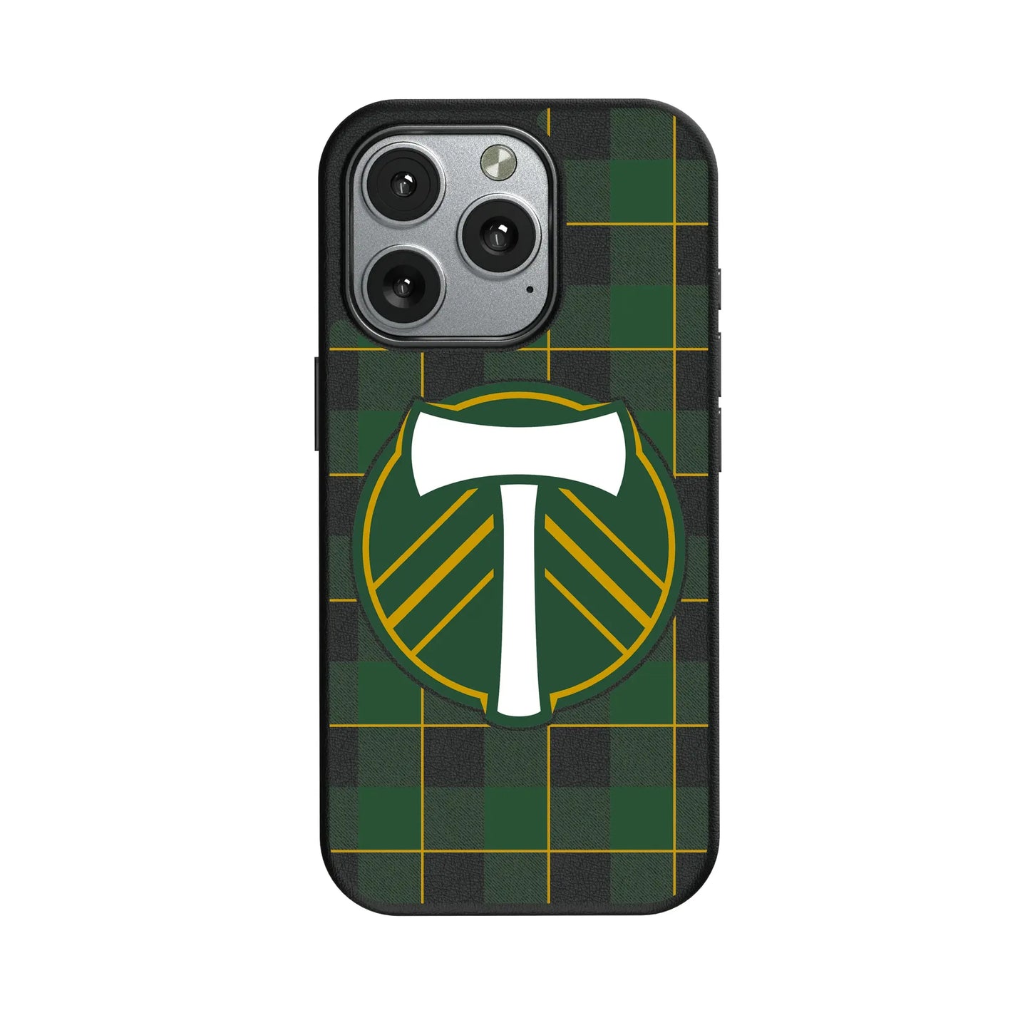 Portland Timbers Plaid MagSafe Compatible Phone Case for Apple iPhone