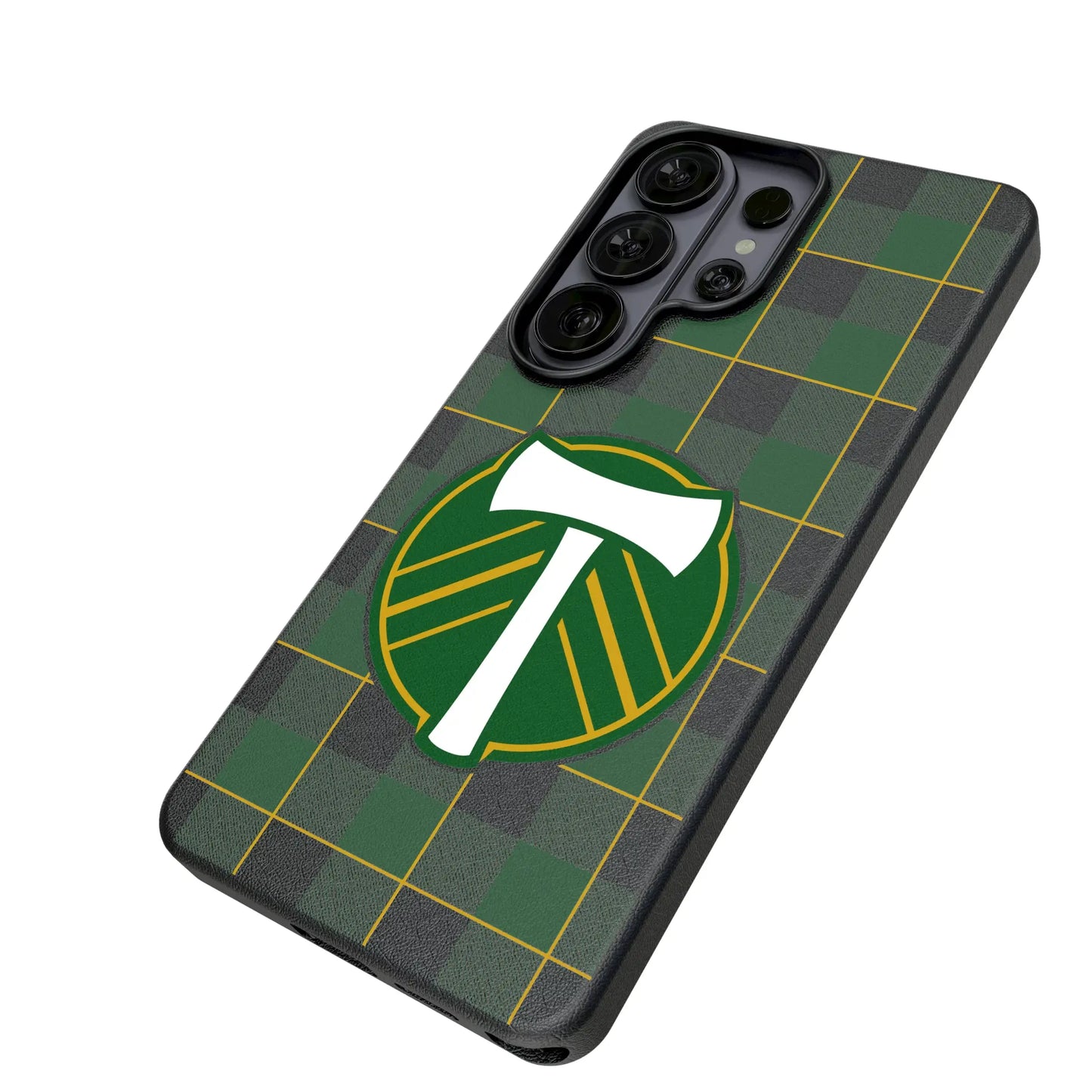 Portland Timbers Plaid MagSafe Compatible Phone Case for Samsung Galaxy