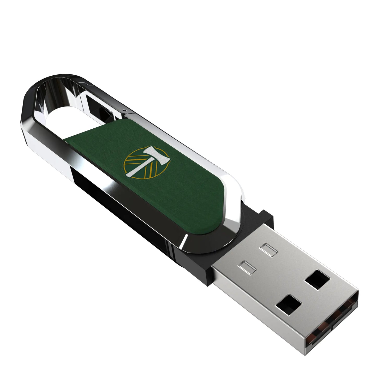 Portland Timbers Solid USB 64GB Clip Style Flash Drive