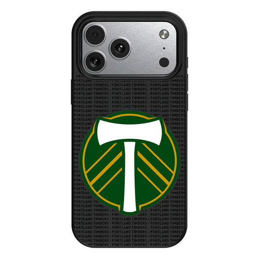 Portland Timbers Text Backdrop MagSafe Compatible Phone Case for Apple iPhone