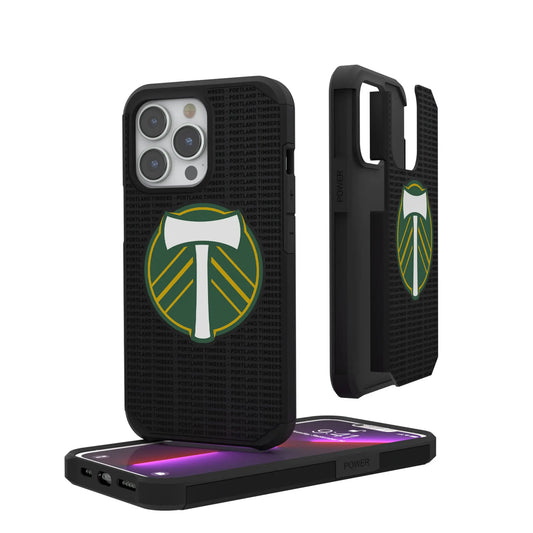 Portland Timbers Text Backdrop Rugged Phone Case for Apple iPhone