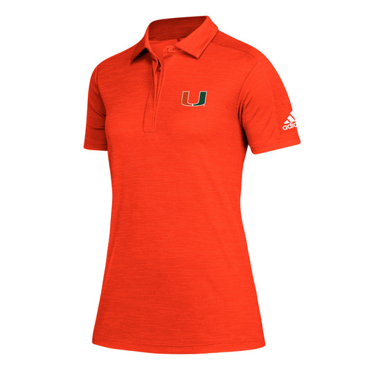 Miami Hurricanes adidas Women's Game Mode Polo - Orange