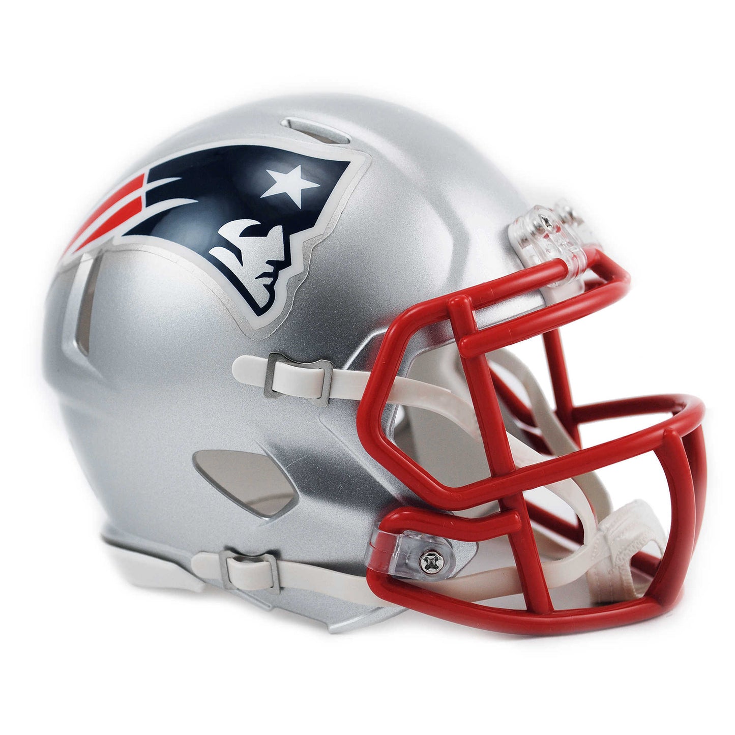 New England Patriots Riddell Speed Mini Helmet - Grey