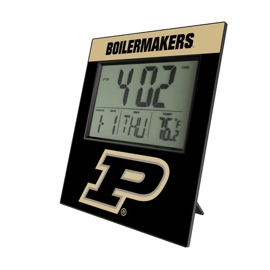 Purdue University Boilermakers Color Block Wall Clock