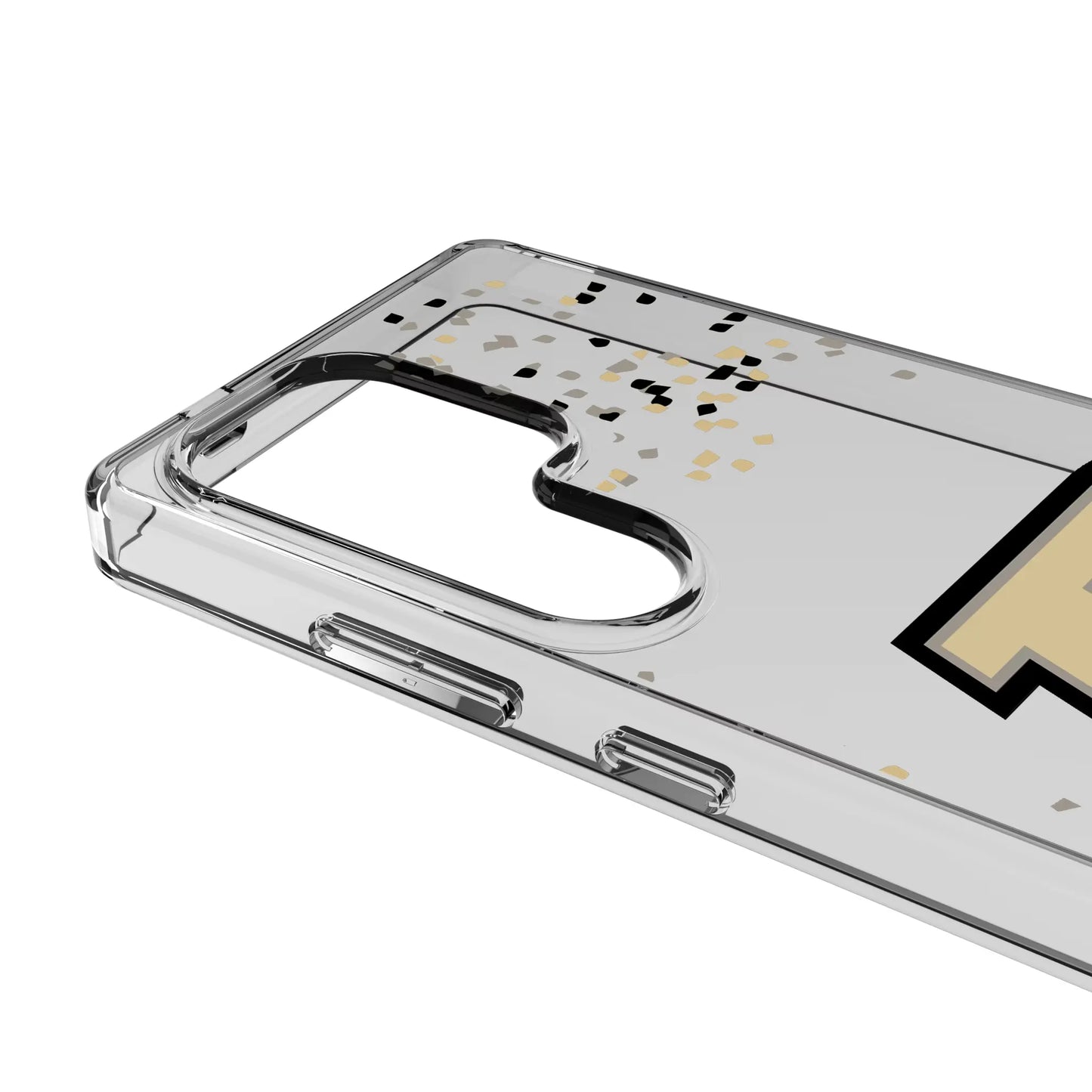 Purdue University Boilermakers Confetti Clear Phone Case for Samsung Galaxy