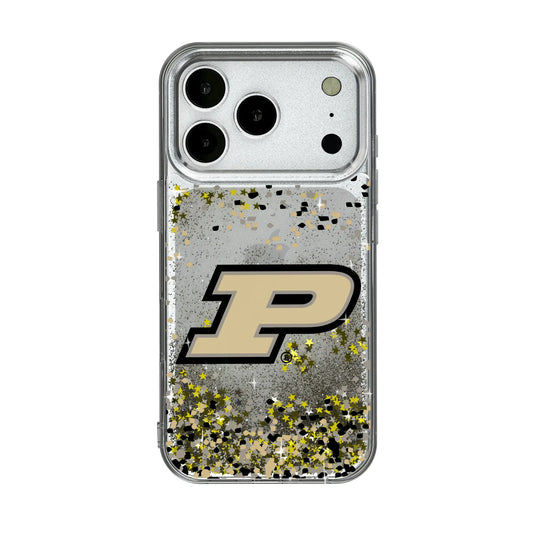 Purdue University Boilermakers Confetti Glitter Phone Case for Apple iPhone
