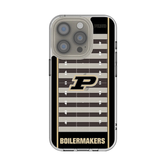 Purdue University Boilermakers Field Clear Phone Case for Apple iPhone