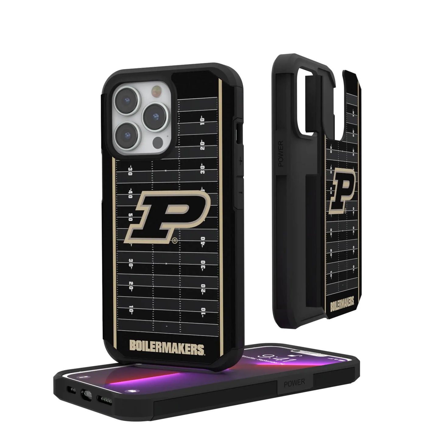 Purdue University Boilermakers Field Rugged Phone Case for Apple iPhone