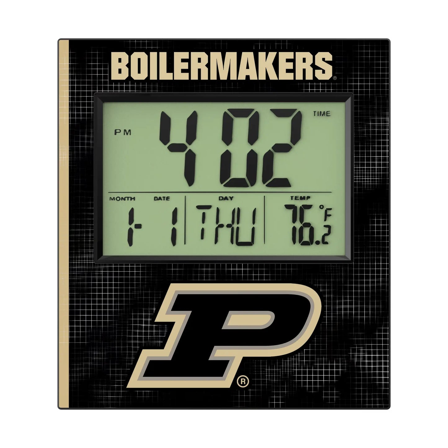 Purdue University Boilermakers Hatch Wall Clock