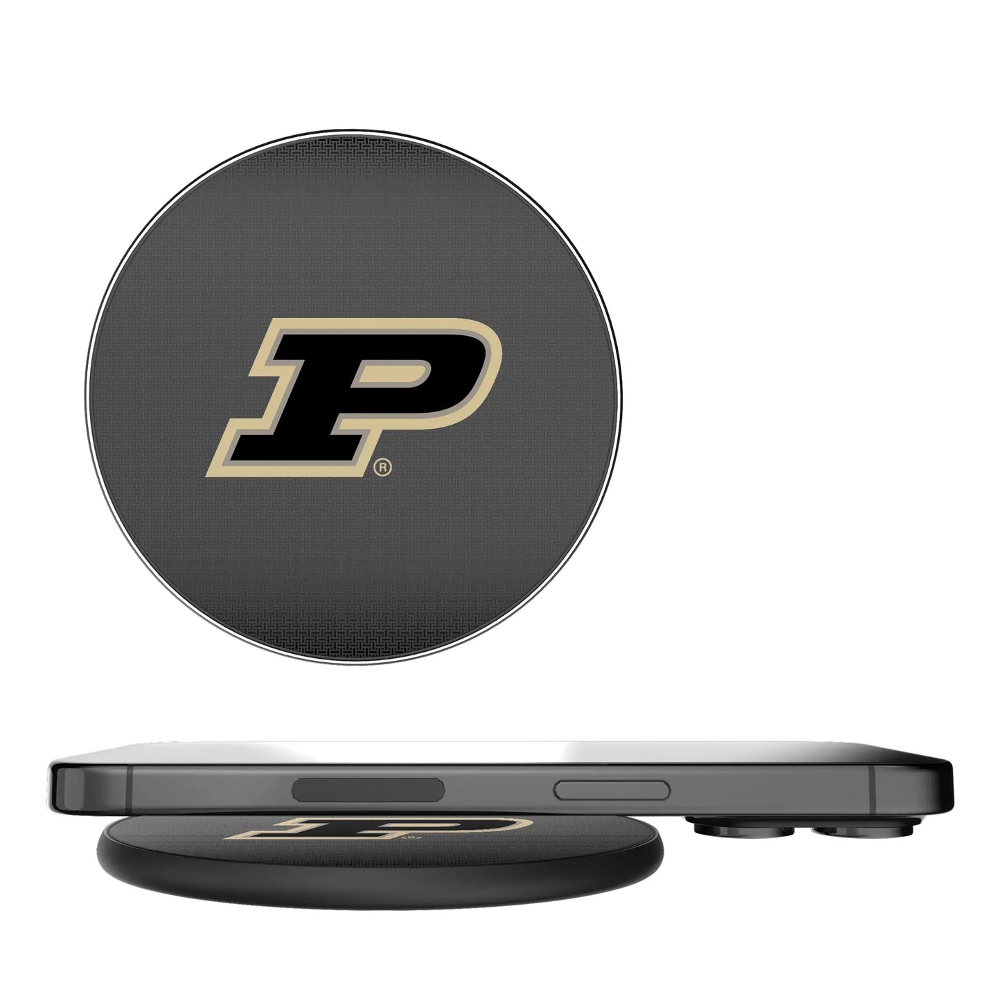 Purdue University Boilermakers Linen 15-Watt Wireless Charger