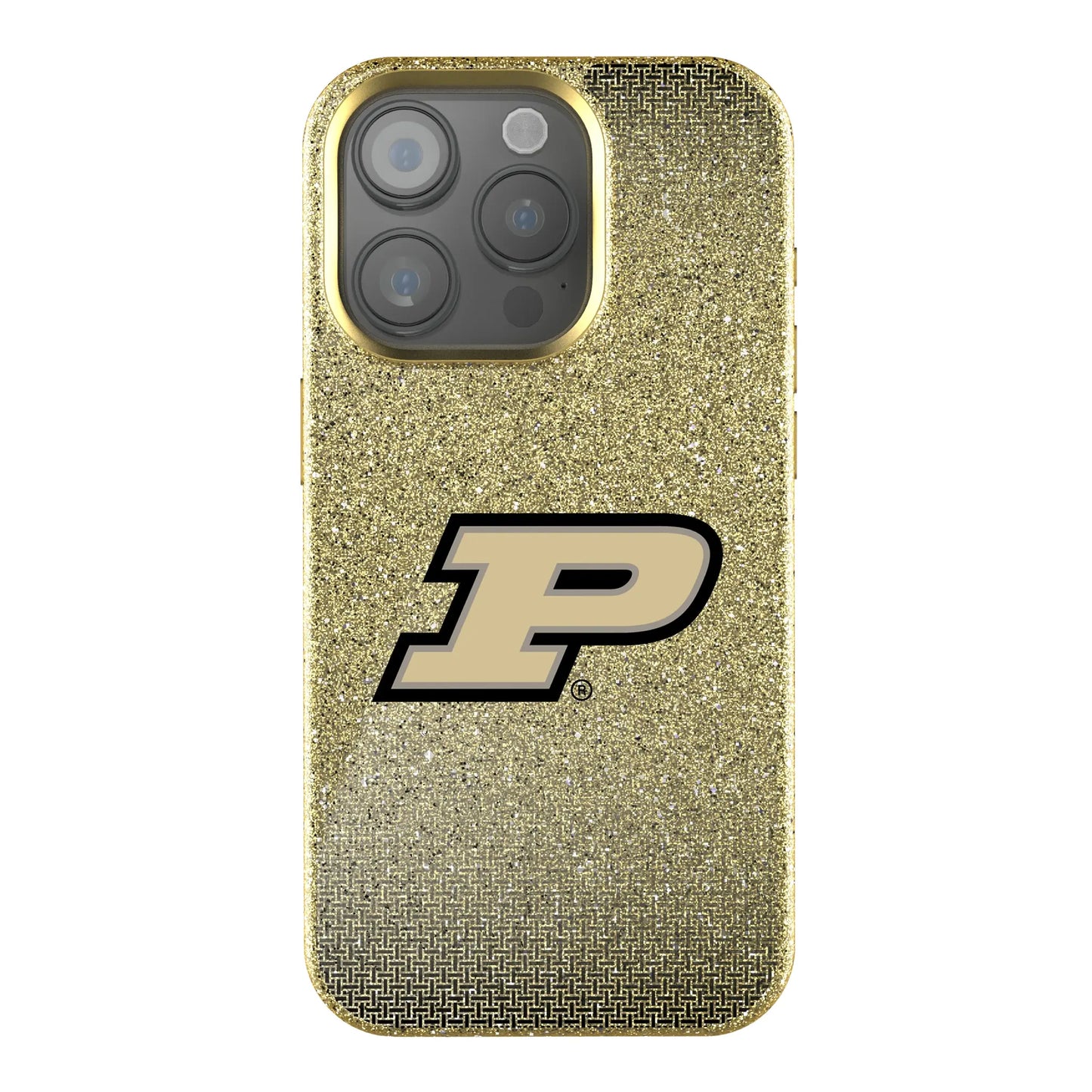 Purdue University Boilermakers Linen Bling Phone Case for Apple iPhone