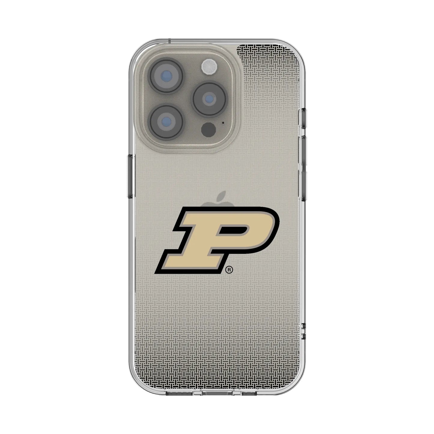 Purdue University Boilermakers Linen Clear Phone Case for Apple iPhone