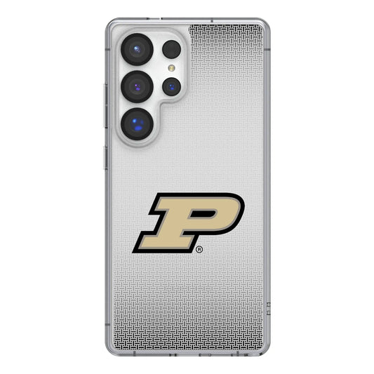 Purdue University Boilermakers Linen Clear Phone Case for Samsung Galaxy