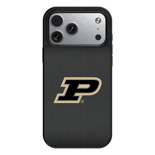 Purdue University Boilermakers Linen MagSafe Compatible Phone Case for Apple iPhone