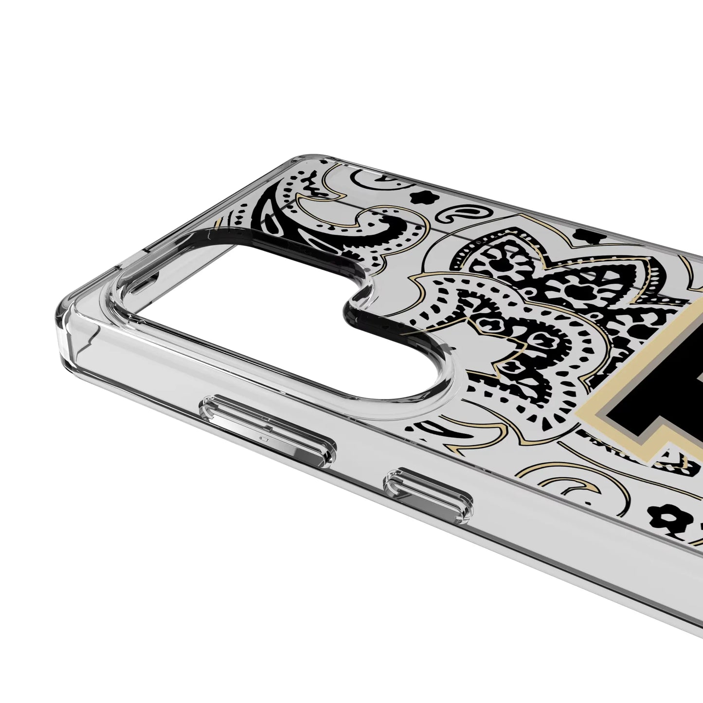Purdue University Boilermakers Paisley Clear Phone Case for Samsung Galaxy