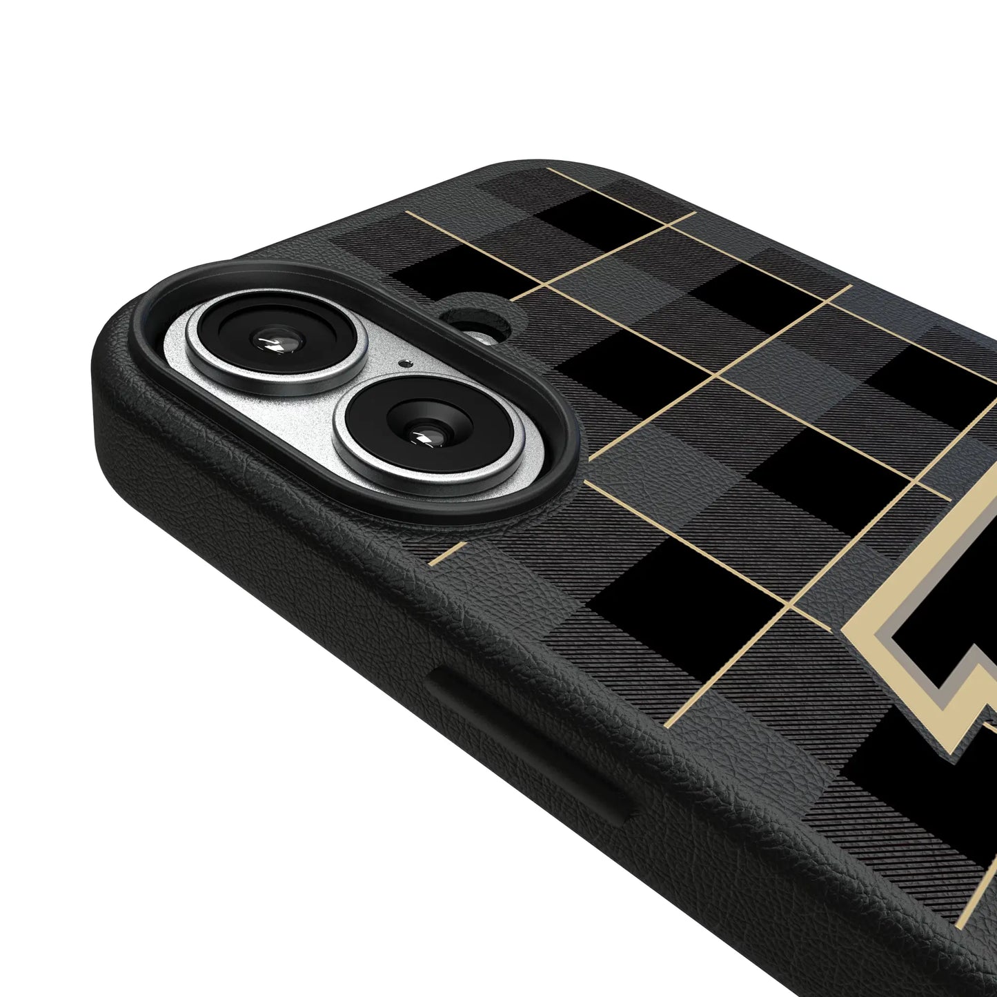 Purdue University Boilermakers Plaid MagSafe Compatible Phone Case for Apple iPhone