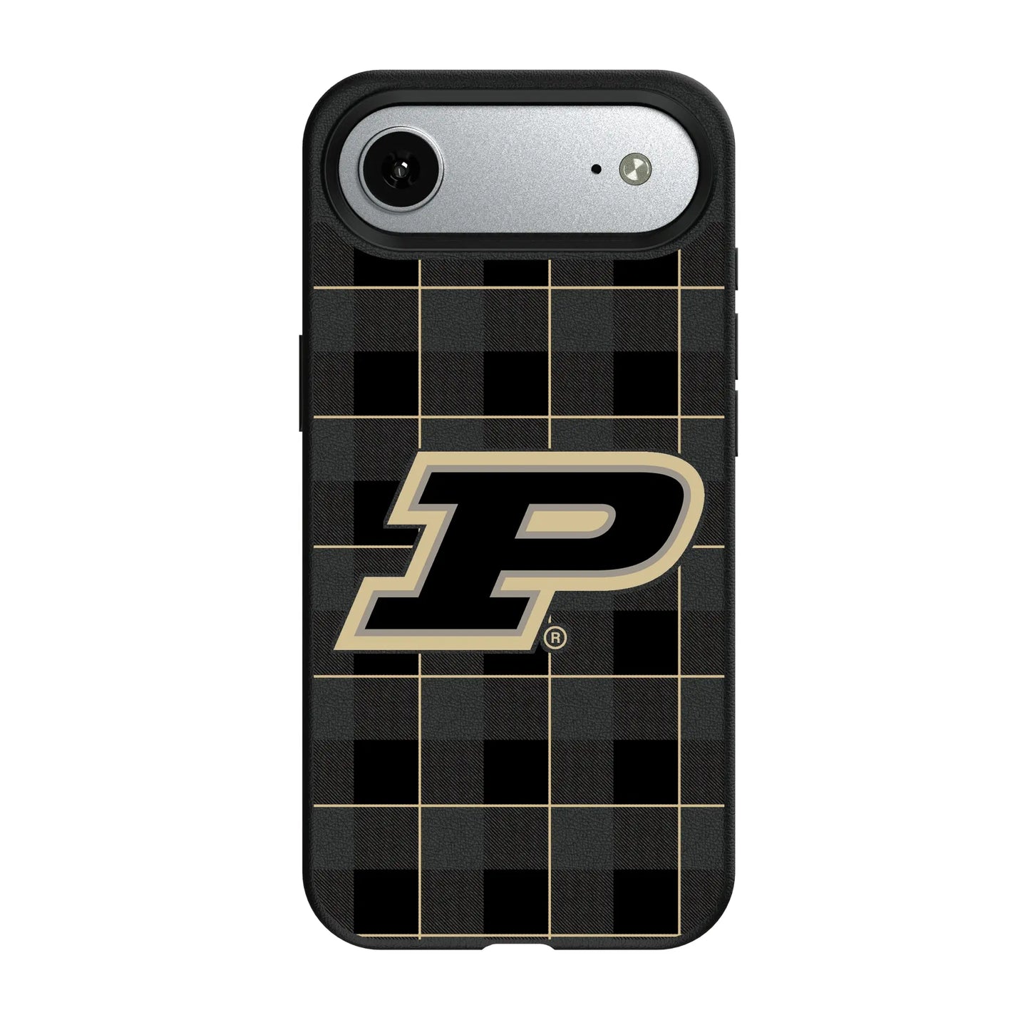 Purdue University Boilermakers Plaid MagSafe Compatible Phone Case for Apple iPhone