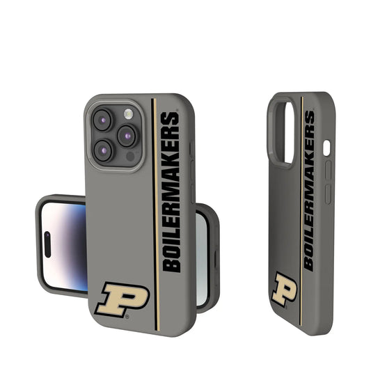 Purdue University Boilermakers Sidebar Soft Touch Phone Case for Apple iPhone