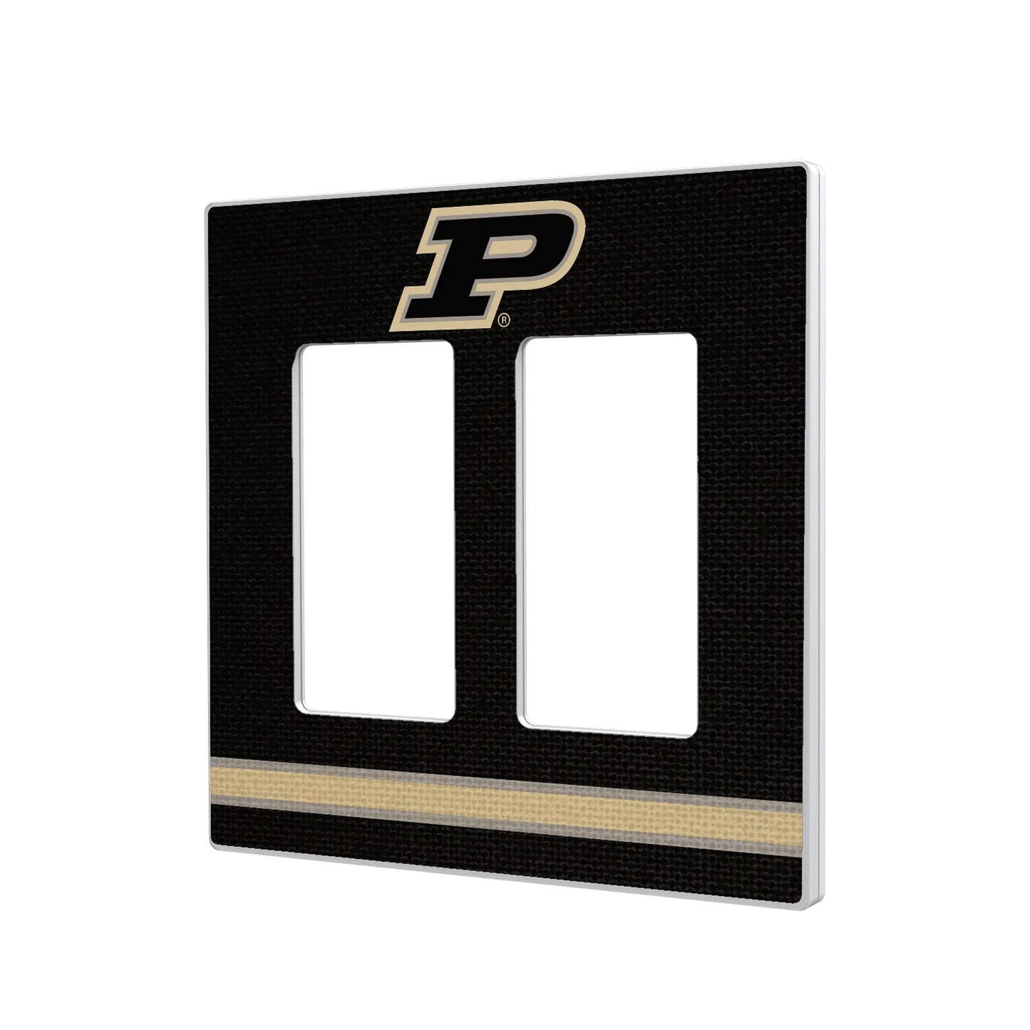 Purdue University Boilermakers Stripe Hidden-Screw Light Switch Plate