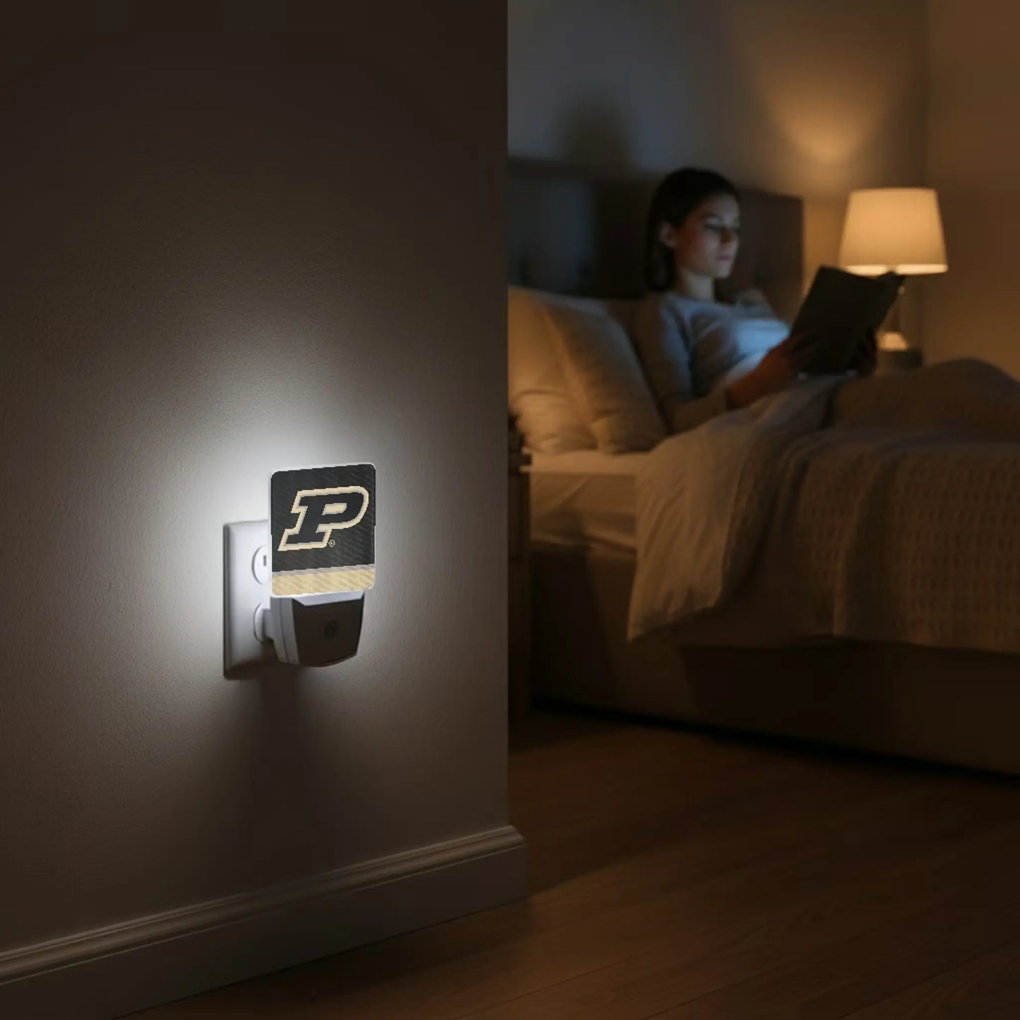 Purdue University Boilermakers Stripe Night Light 2-Pack