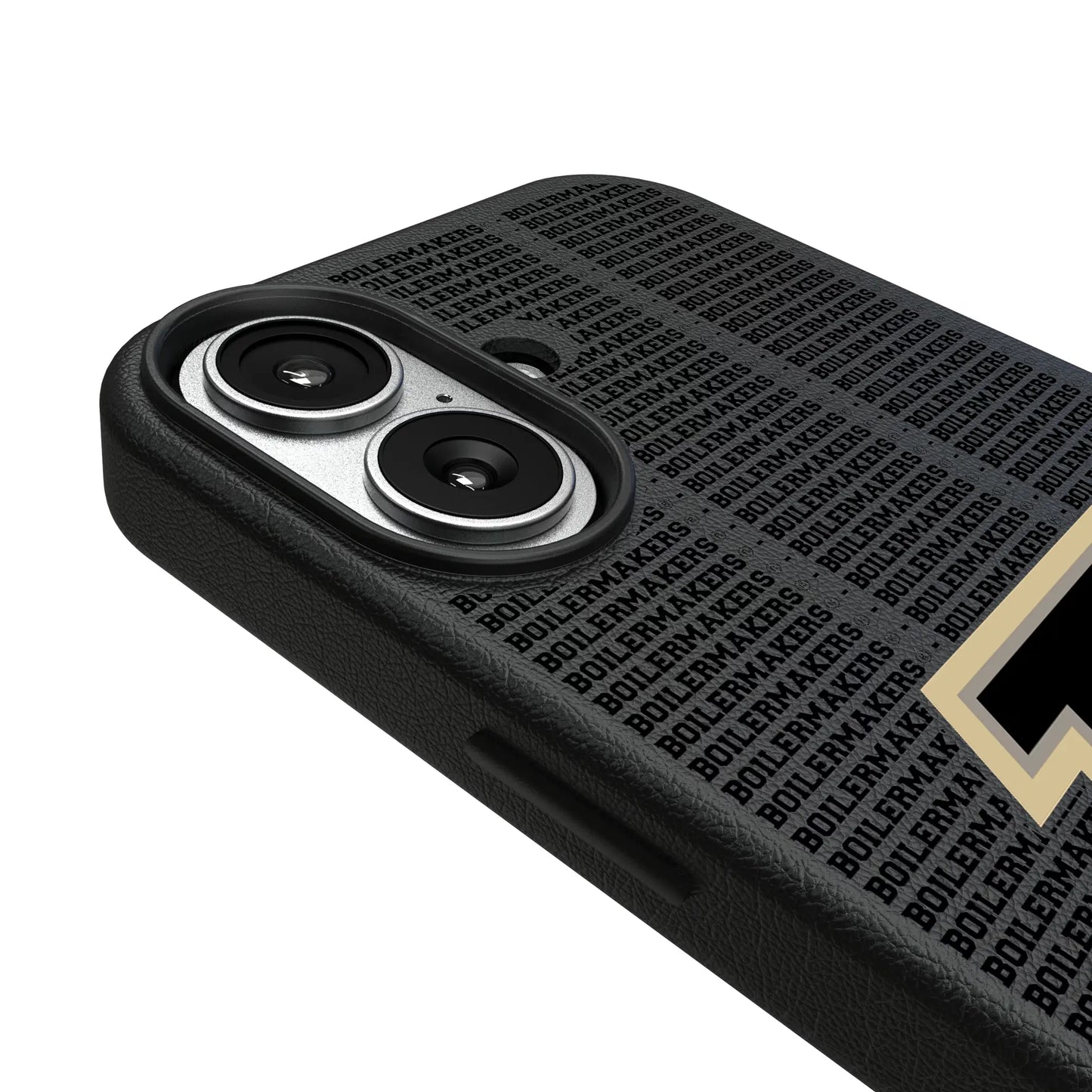 Purdue University Boilermakers Text Backdrop MagSafe Compatible Phone Case for Apple iPhone