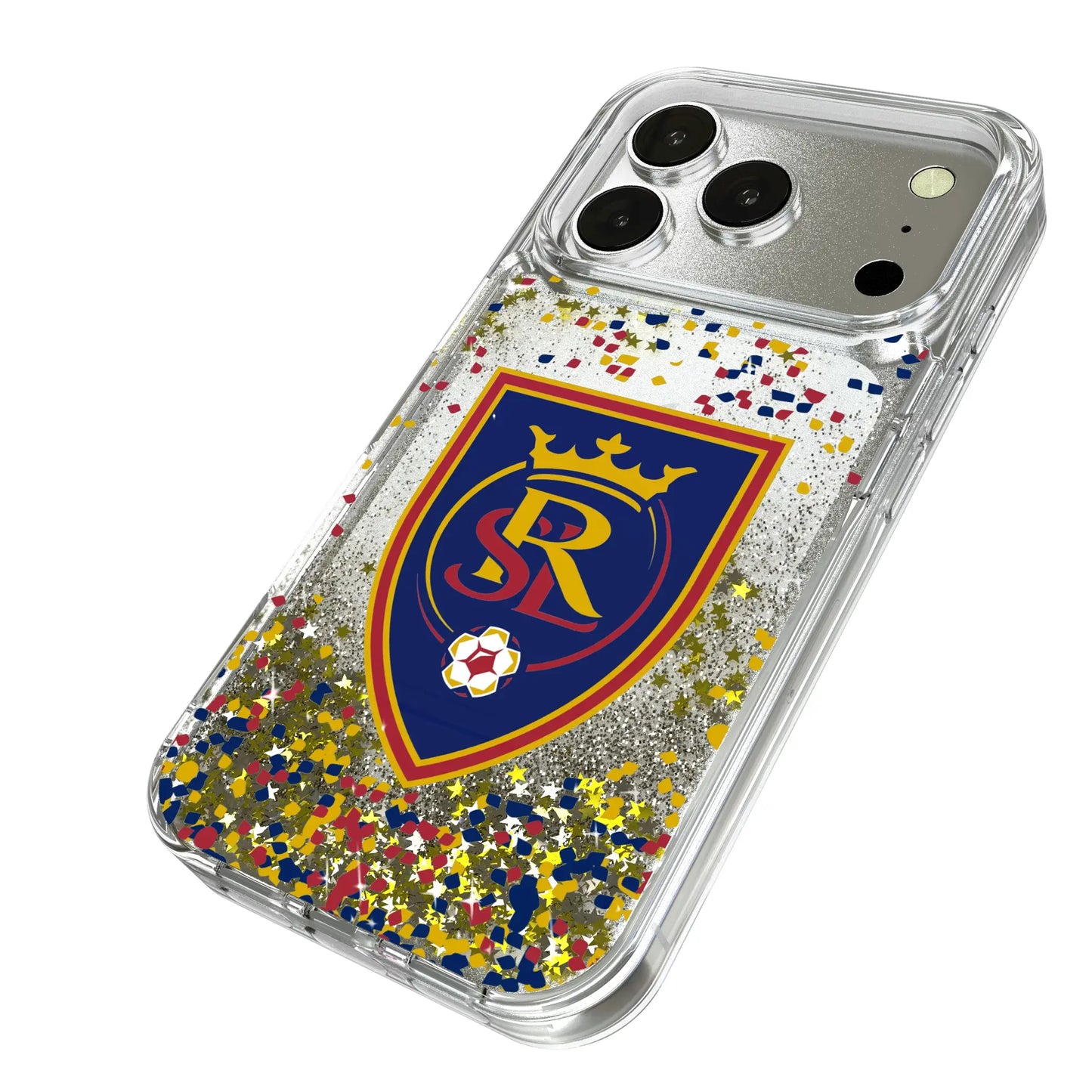 Real Salt Lake Confetti Glitter Phone Case for Apple iPhone