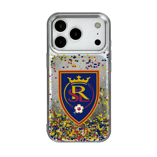 Real Salt Lake Confetti Glitter Phone Case for Apple iPhone