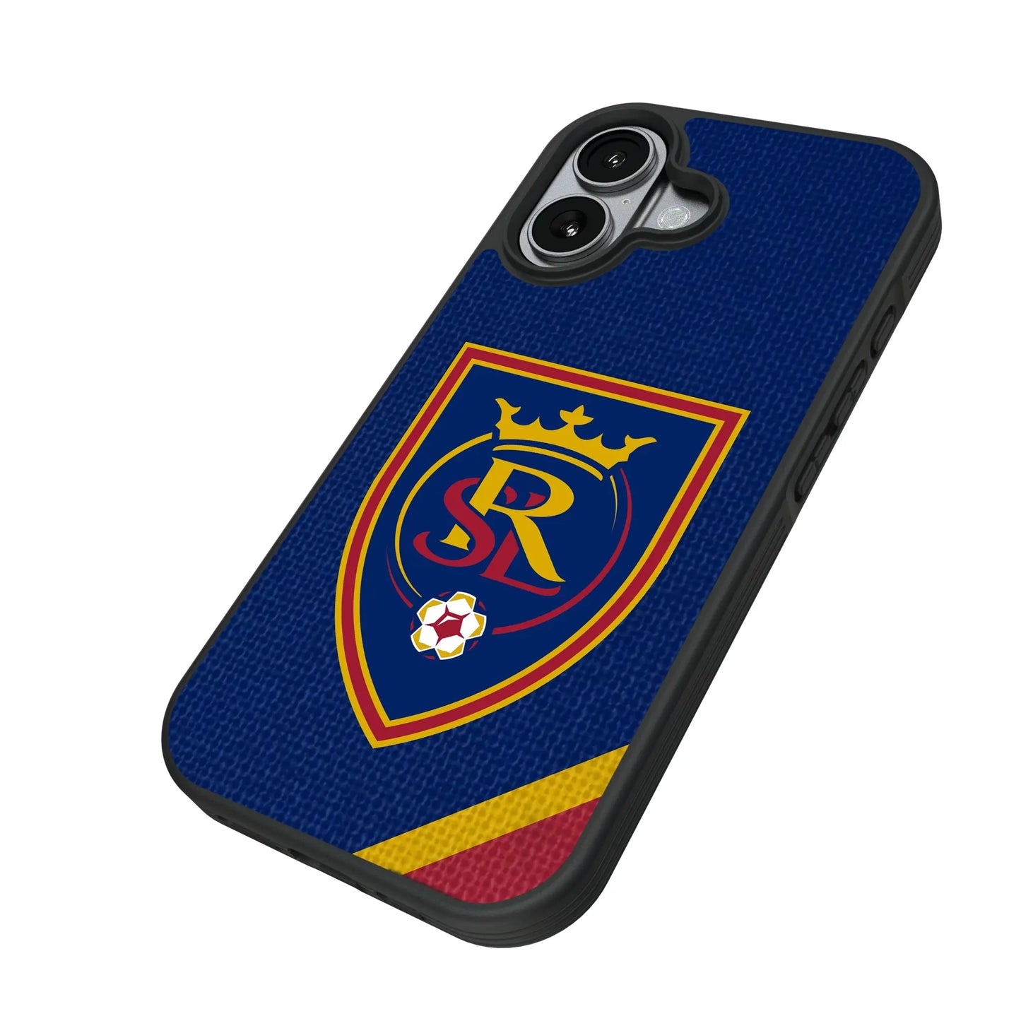 Real Salt Lake Diagonal Stripe Bump Phone Case for Apple iPhone