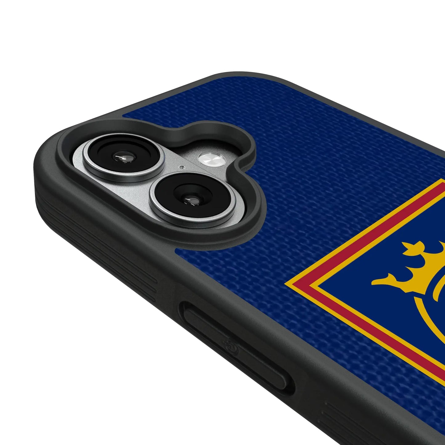 Real Salt Lake Diagonal Stripe Bump Phone Case for Apple iPhone
